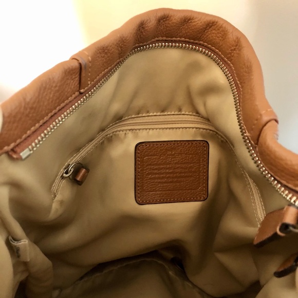 Beautiful brown Coach leather bag - Picture 5 of 8